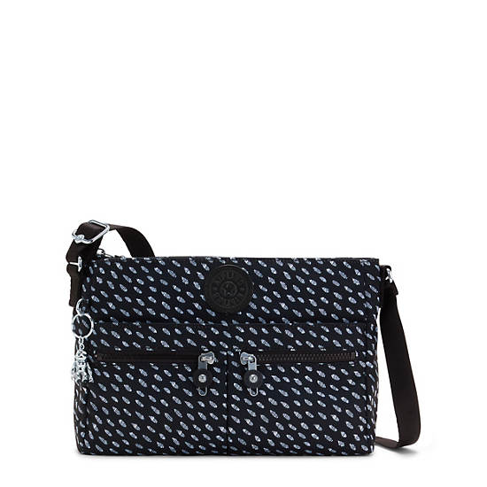 Bolsos Cruzados Kipling New Angie Printed Negros | MX 1201LI